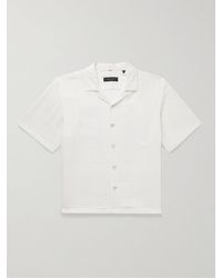 Rag & Bone - Avery Convertible-collar Cotton-gauze Shirt - Lyst