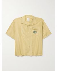 Visvim - Crosby Hemd aus Seide mit Logoprint und wandelbarem Kragen - Lyst