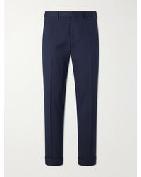 Dries Van Noten - Philip Straight-Leg Cotton And Wool-Blend Twill Trousers - Lyst