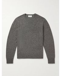 Officine Generale - Marl Wool And Cashmere-Blend Sweater - Lyst