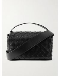 Bottega Veneta - Intrecciato Leather Messenger Bag - Lyst