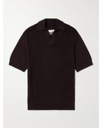 Oliver Spencer - Penhale Slim-fit Organic Cotton Polo Shirt - Lyst
