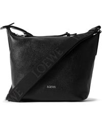 Loewe - Cubi Small Full-Grain Leather Messenger Bag - Lyst