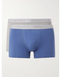 Hanro - Essentials Two-pack Stretch-cotton Boxer Briefs - Lyst