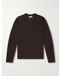 NN07 - Clive Waffle-Knit Cotton And Modal-Blend T-Shirt - Lyst