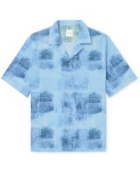 Paul Smith - Convertible-collar Printed Lyocell Shirt - Lyst