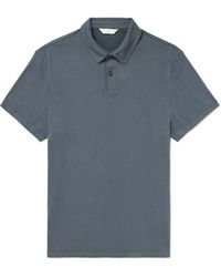 Club Monaco - Pima Cotton-jersey Polo Shirt - Lyst