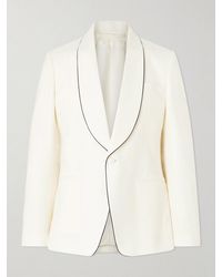 Lardini - Soirée Virgin Wool-blend Tuxedo Jacket - Lyst