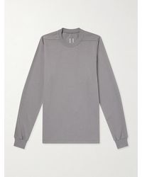Rick Owens - Crewneck Cotton-Jersey Shirt - Lyst