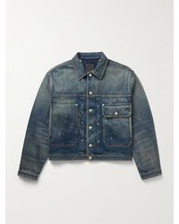 Givenchy - Jeansjacke Im Distressed-Look - Lyst