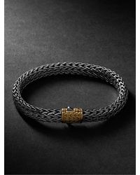 John Hardy Silver And Gold Chain Bracelet - Metallic