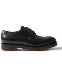 Zegna - Udine Leather Derby Shoes - Lyst