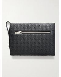 Bottega Veneta - Intrecciato Leather Pouch - Lyst
