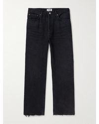 Agolde - 90's Straight-Leg Distressed Jeans - Lyst
