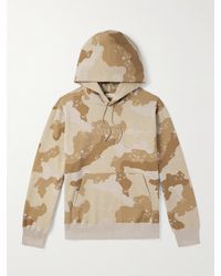 MASTERMIND WORLD - Logo And Camouflage-print Cotton-jersey Hoodie - Lyst