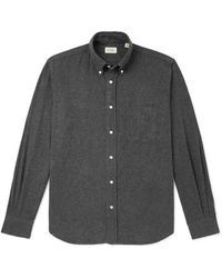Hartford - Pitt Button-Down Collar Cotton-Flannel Shirt - Lyst