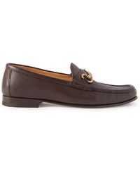 Brunello Cucinelli - Horsebit Full-grain Leather Loafers - Lyst