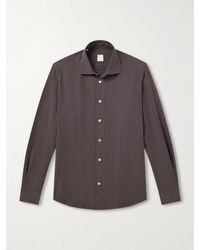 Eleventy - Lyocell, Linen And Cotton-Blend Shirt - Lyst
