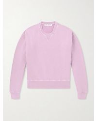 Our Legacy - Base Cropped Cotton-Jersey Sweatshirt - Lyst
