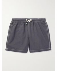 Hartford - Straight-leg Mid-length Swim Shorts - Lyst