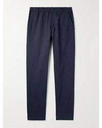 A.P.C. - Chuck Straight-Leg Cotton-Twill Trousers - Lyst