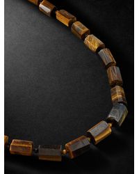 JIA JIA - Oracle 14-karat Gold Tiger's Eye Necklace - Lyst