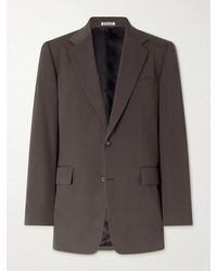 AURALEE - Wool-Gabardine Blazer - Lyst