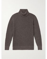 S.N.S. Herning - Fender Iii Slim-Fit Ribbed Virgin Wool Rollneck Sweater - Lyst