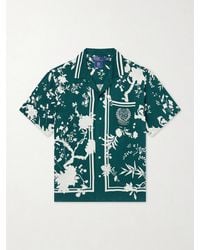 Polo Ralph Lauren - Wimbledon Printed Linen And Silk-Blend Shirt - Lyst