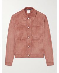Paul Smith - Slim-Fit Suede Jacket - Lyst