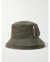 Sacai - Layered Nylon Bucket Hat - Lyst
