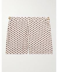 Orlebar Brown - Bulldog Straight-Leg Mid-Length Printed Recycled Swim Shorts - Lyst