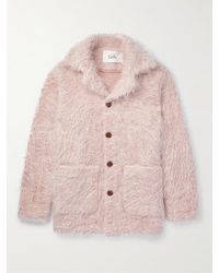 Séfr - Morrison Brushed Wool And Mohair-blend Jacket - Lyst