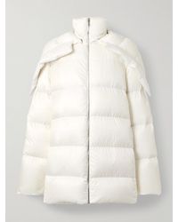 Rick Owens - Moncler Cyclopic Quilted Padded Shell Hooded Down Jacket - Lyst