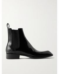 Saint Laurent - Vadim Polished-Leather Chelsea Boots - Lyst