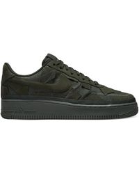 Nike Billie Eilish Air Force 1 Low Felt And Canvas Sneakers - Black