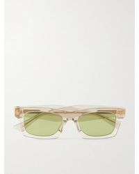 Bottega Veneta - New Entry Square-frame Recycled-acetate Sunglasses - Lyst