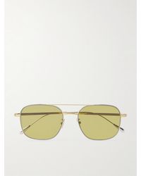 Cutler and Gross - Aviator-Style- And-Tone Sunglasses - Lyst