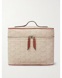 Metier - Many Days Leather-trimmed Printed Canvas Wash Bag - Lyst