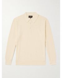 Beams Plus - Pullover aus einer Ramie-Baumwollmischung mit Polokragen - Lyst