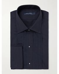 Thom Sweeney - Fly Classic-Collar Wool And Silk-Blend Shirt - Lyst