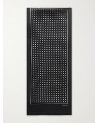 Tom Ford - Polka-dot Silk-satin Scarf - Lyst