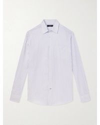 dunhill - Striped Cotton Shirt - Lyst