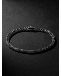 John Hardy - Icon Rhodium-plated Sterling Silver Bracelet - Lyst