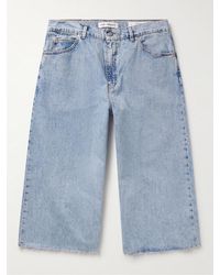 Our Legacy - Wide-leg Cropped Frayed Jeans - Lyst