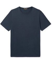 Loro Piana - Slim-Fit Silk And Cotton-Blend Jersey T-Shirt - Lyst