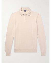 Fedeli - Favonio Slim-Fit Cashmere Half-Zip Sweater - Lyst