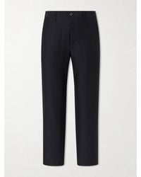 Rag & Bone - Evan Straight-Leg Wool And Linen-Blend Trousers - Lyst