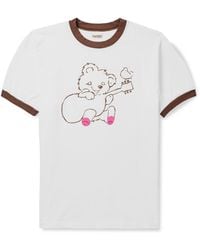 Kapital - Printed Cotton-jersey T-shirt - Lyst