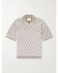 Corridor NYC - Open-Knit Pima Cotton Polo Shirt - Lyst